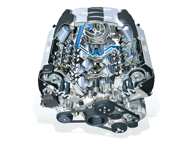 Двигатель седана BMW E65 седьмой серии