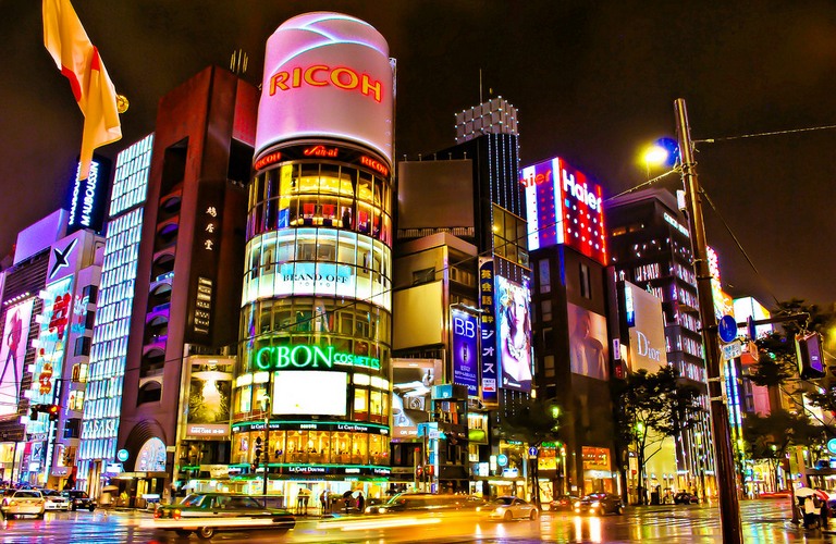 Гиндза – престижный  центр Токио