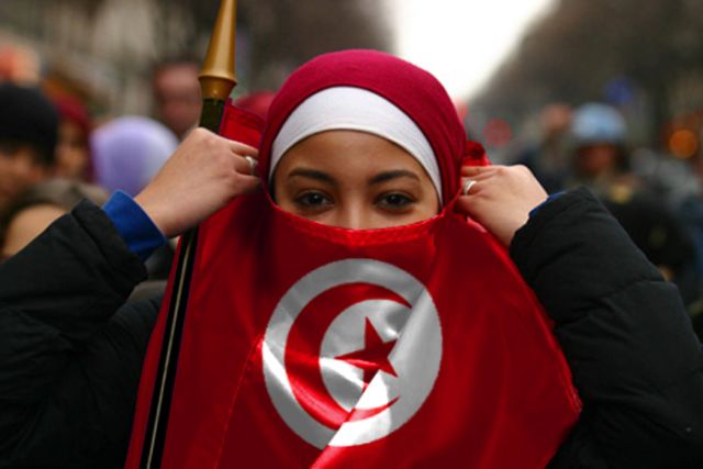 Женщина в Тунисе